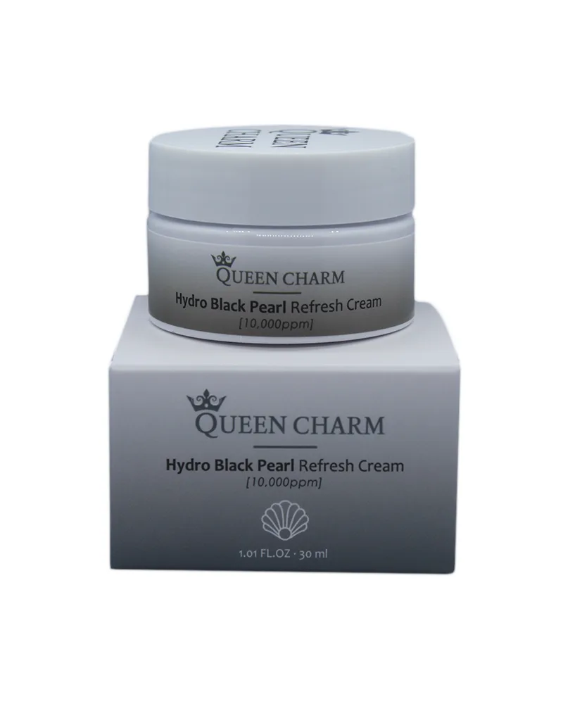 QUEENCHARM Крем для лица омолаживающий ЭКСТРАКТ ЧЕРНОГО ЖЕМЧУГА 1% Hydro Black Pearl Refresh Cream