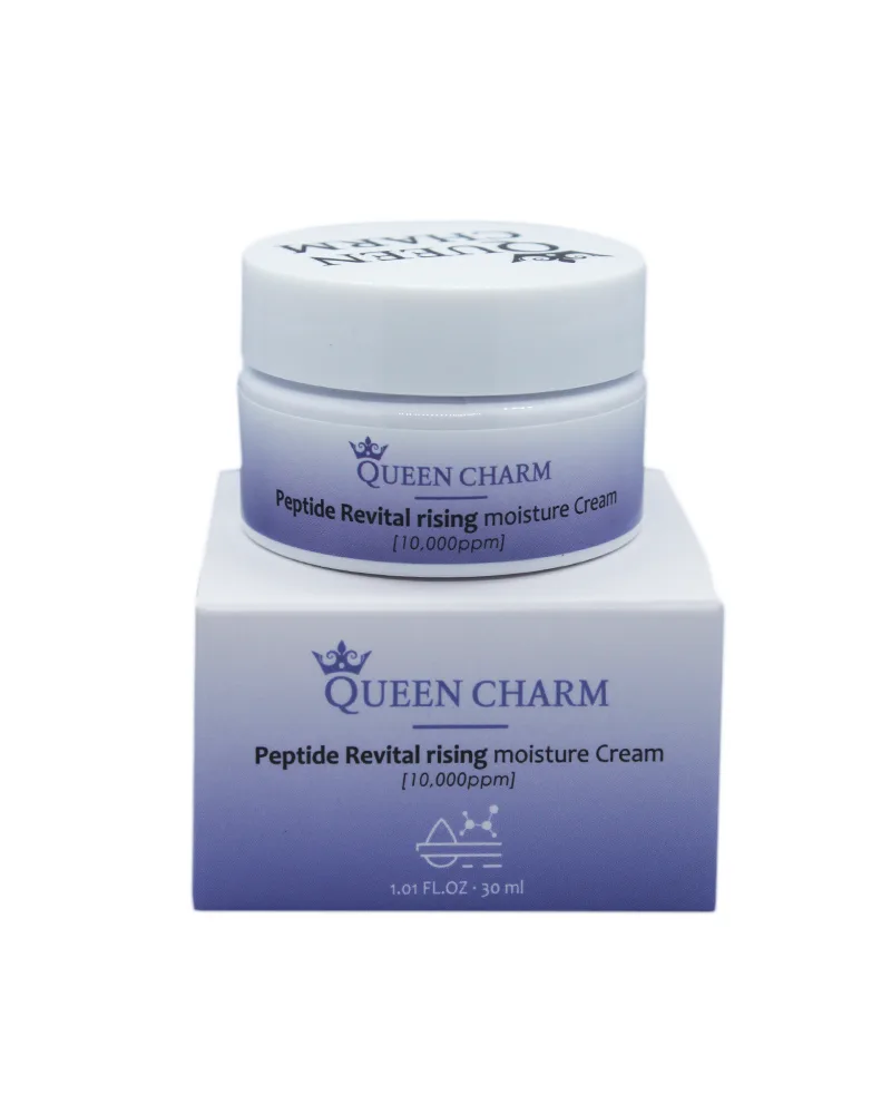 QUEENCHARM Крем для лица омолаживающий ПЕПТИДЫ 1% Peptide Revital Rising Moisture Cream