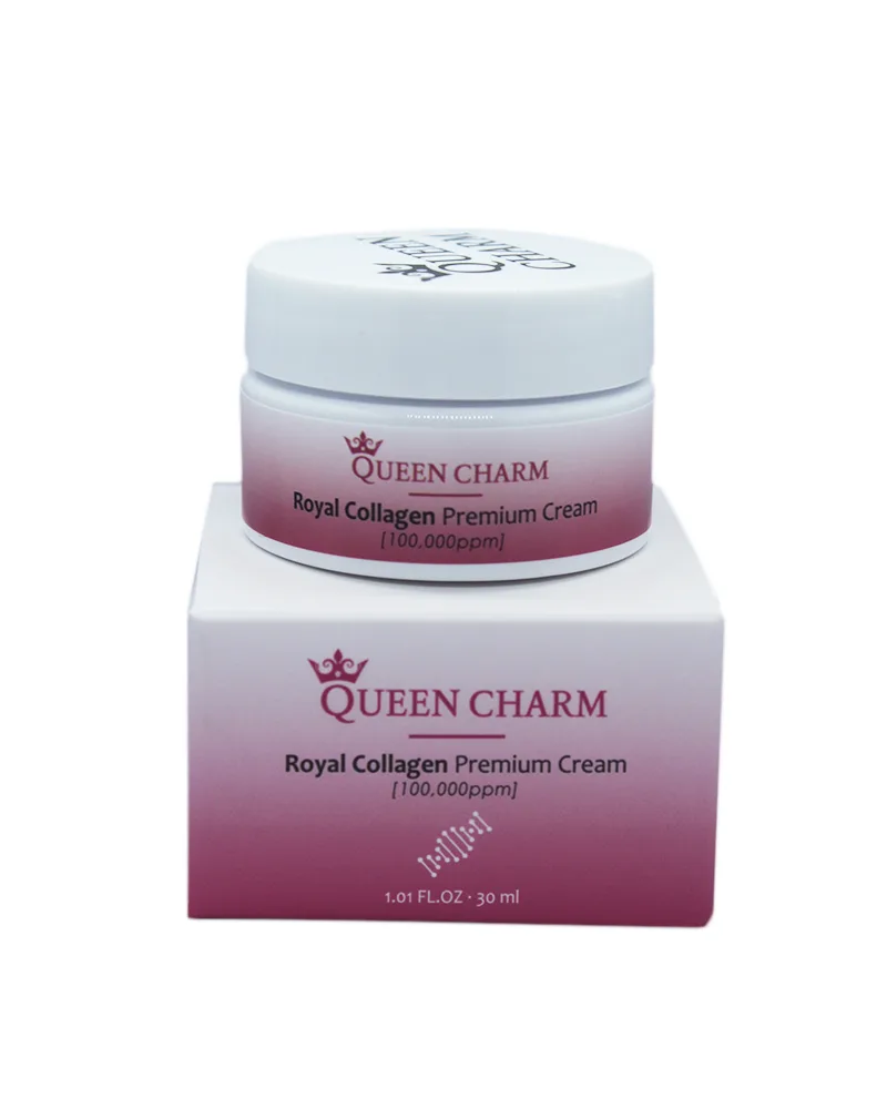 QUEENCHARM Крем для лица повышающий эластичность КОЛЛАГЕН 10% Royal Collagen Premium Cream
