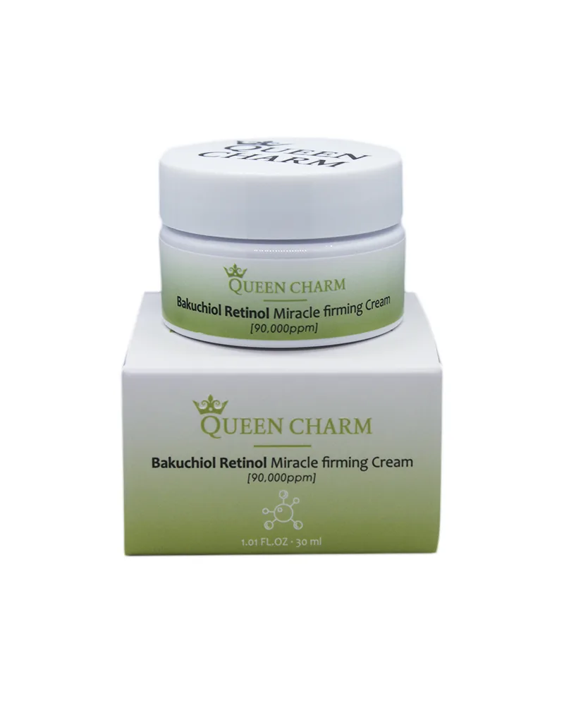 QUEENCHARM Крем для лица укрепляющий БАКУЧИОЛ И РЕТИНОЛ 9% Bakuchiol Retinol Miracle Firming Cream