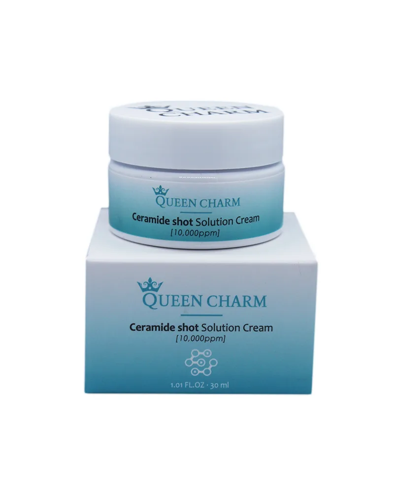 QUEENCHARM Крем для лица укрепляющий КЕРАМИДЫ 1% Ceramide Shot Solution Cream