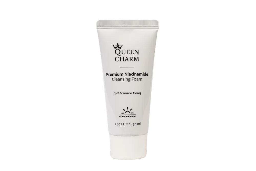 QUEENCHARM Пенка для умывания НИАЦИНАМИД Premium Niacinamide Cleansing Foam