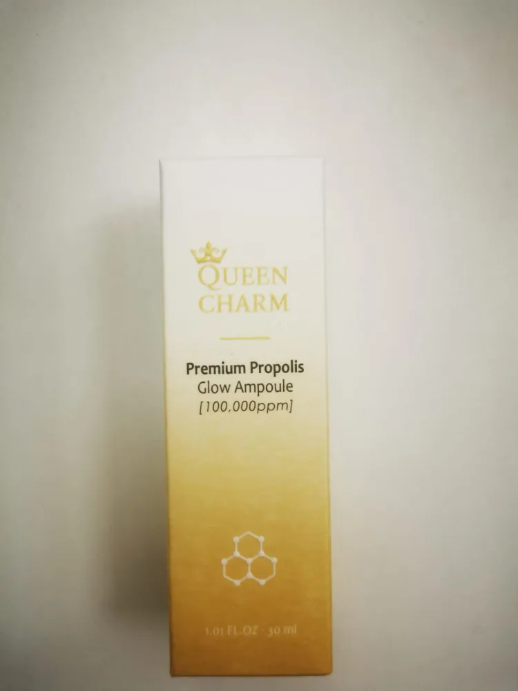 QUEENCHARM Сыворотка для лица ПРОПОЛИС 10% для сияния кожи ампульная