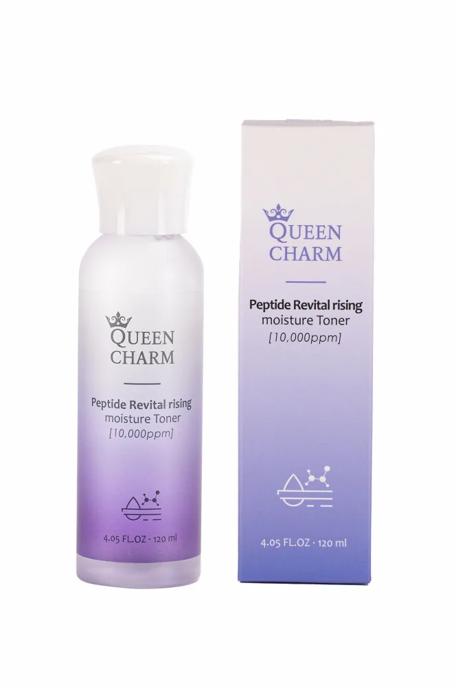 QUEENCHARM Тонер для лица ПЕПТИДЫ 1% увлажняющий Peptide Revital Rising Moisture Toner