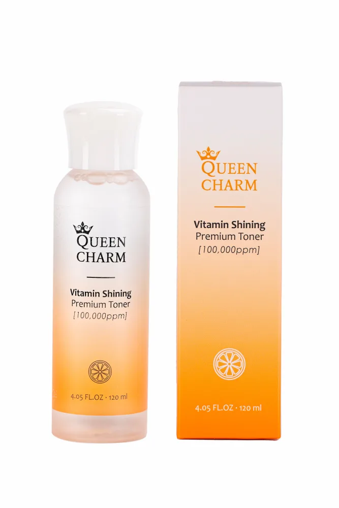 QUEENCHARM Тонер для лица ВИТАМИНЫ 10% для сияния кожи Vitamin Shining Premium Toner