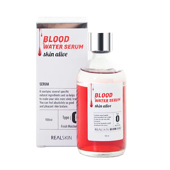 REALSKIN Сыворотка для лица УВЛАЖНЕНИЕ Blood Water Serum, 100 мл (стекло)