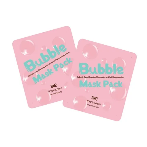 RIVECOWE Маска для лица УГЛЕРОДНАЯ Bubble Mask Pack