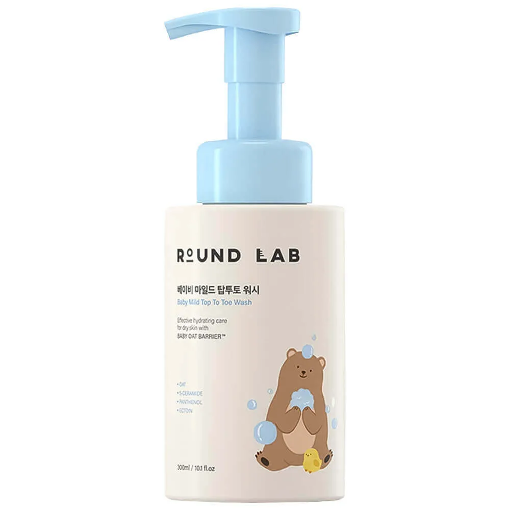 ROUND LAB Детская очищающая пенка Round Lab Baby Mild Top To Toe Wash