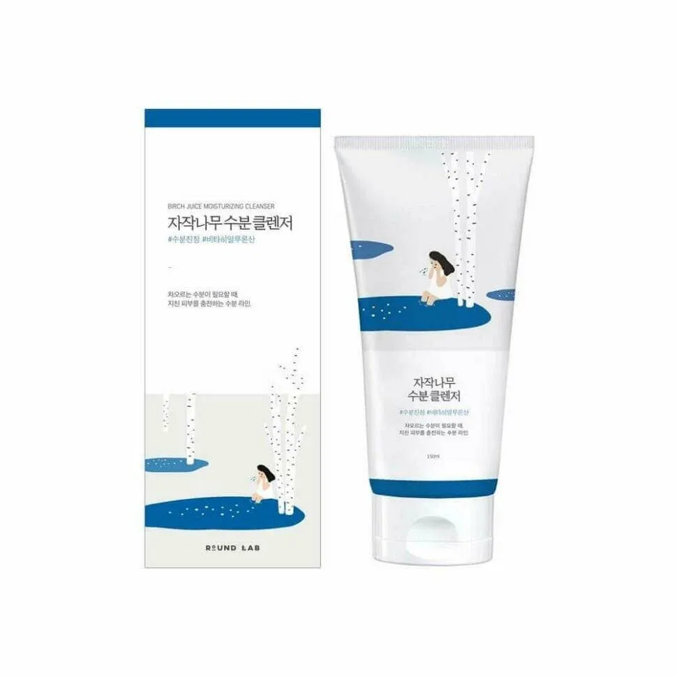 ROUND LAB Гель для умывания БЕРЁЗОВЫЙ СОК Birch Juice Moisturizing Cleanser