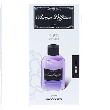 SANDOKKAEBI Жидкий освежитель воздуха ЛАВАНДА Aroma Diffuser сменный флакон