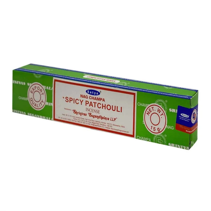 SATYA Благовония ПРЯНЫЙ ПАЧУЛИ Satya Spicy Patchouli