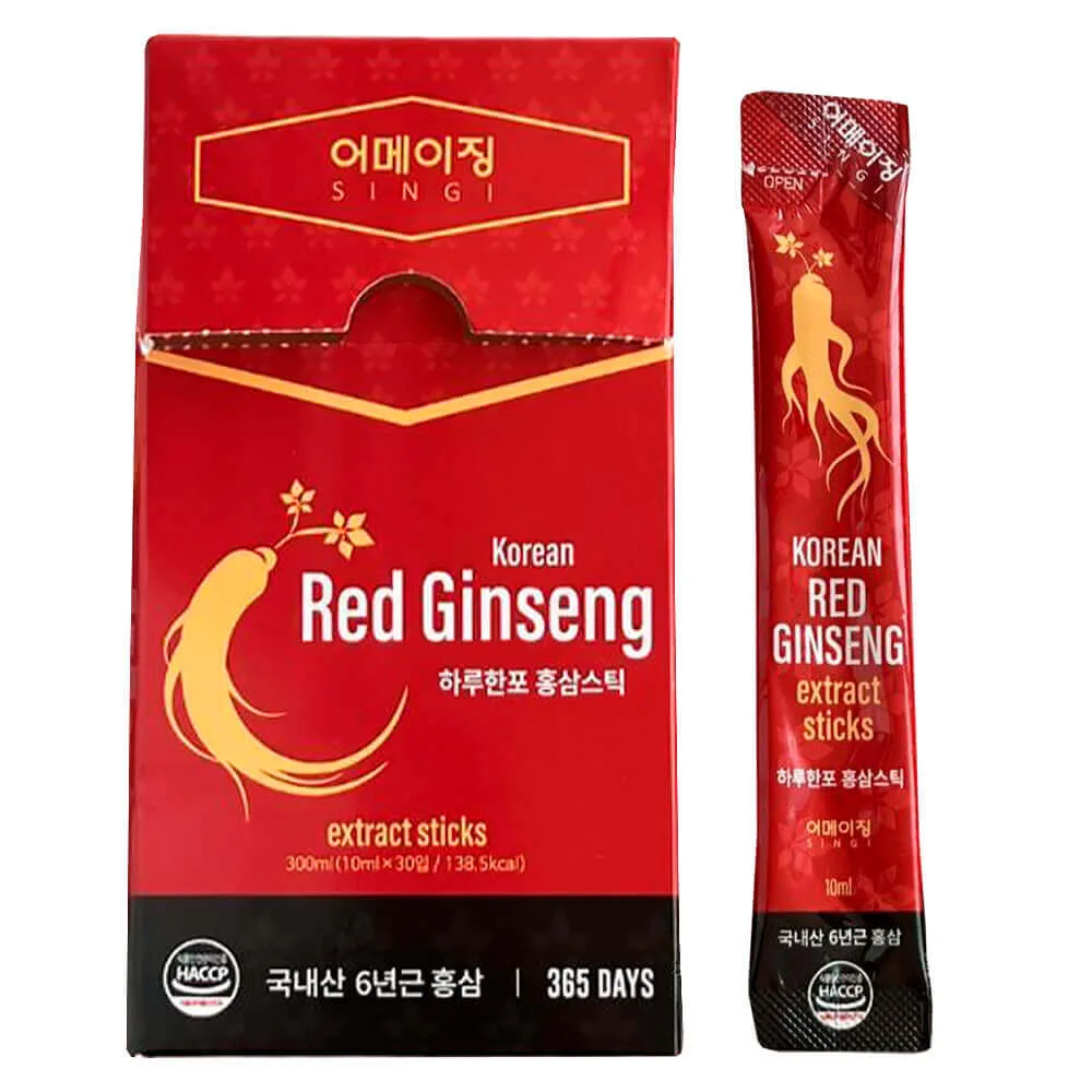 Singi Сироп с красным женьшенем и растительными экстрактами Singi 6 Year Old Korean Red Ginseng