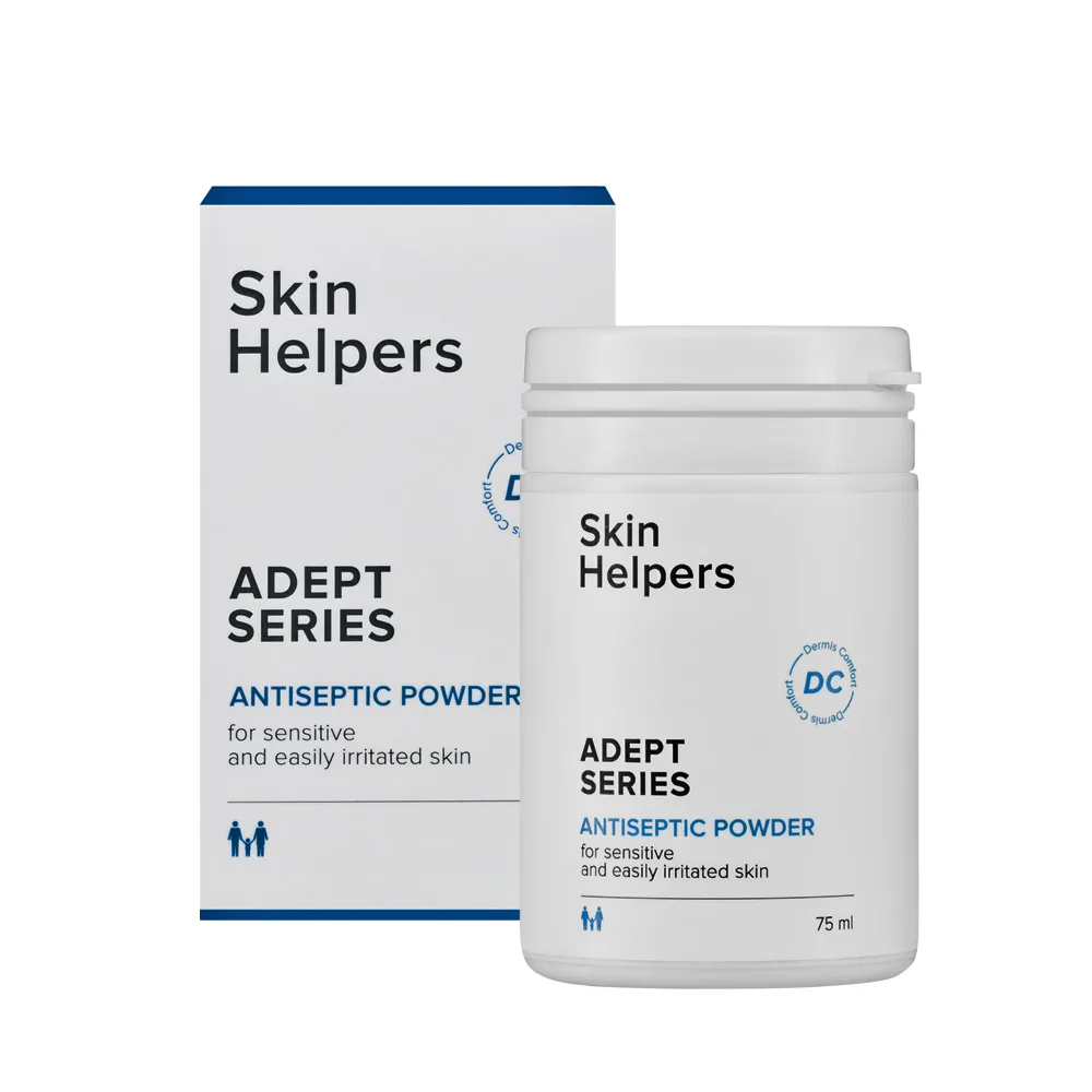 SKIN HELPERS Пудра для тела АНТИСЕПТИЧЕСКАЯ Adept Series