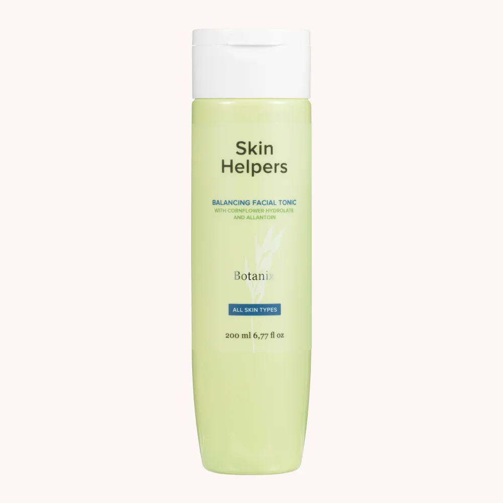 SKIN HELPERS Тоник для лица ГИДРОЛАТ ВАСИЛЬКА И АЛЛАНТОИН балансирующий