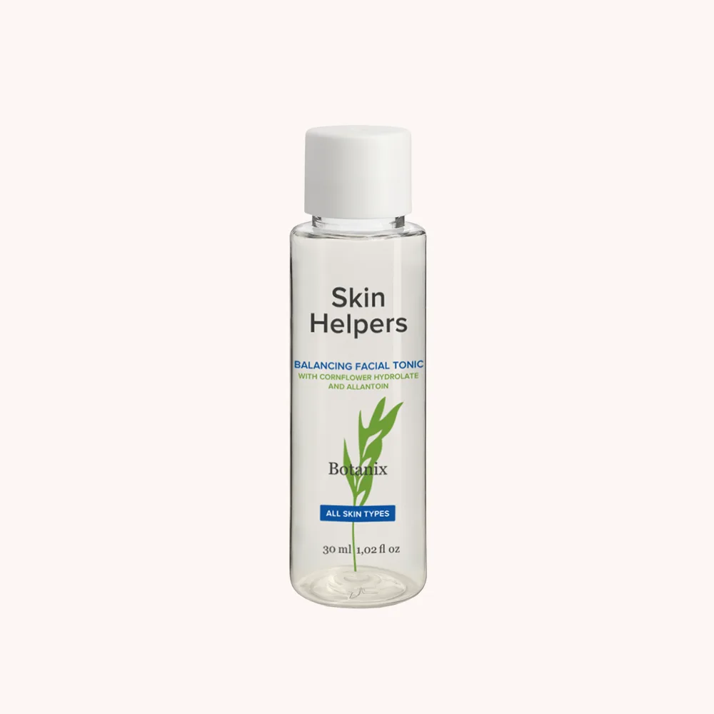 SKIN HELPERS Тоник для лица ГИДРОЛАТ ВАСИЛЬКА И АЛЛАНТОИН балансирующий