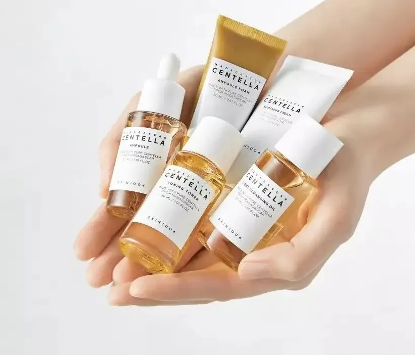 SKIN1004 НАБОР средства для лица дорожный ЦЕНТЕЛЛА Madagascar Centella Travel Kit, 20 мл/30 мл*4 шт