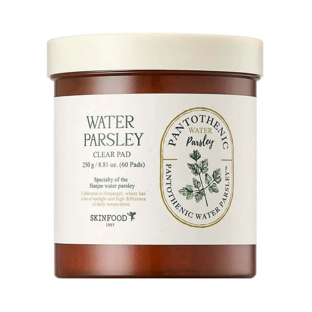 Skinfood Пэды с экстрактом петрушки против воспалений Skinfood Pantothenic Water Parsley Clear Pad