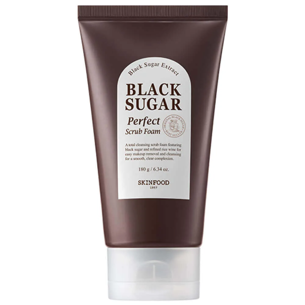 Skinfood Пенка-скраб с чёрным сахаром Skinfood Black Sugar Perfect Scrub Foam