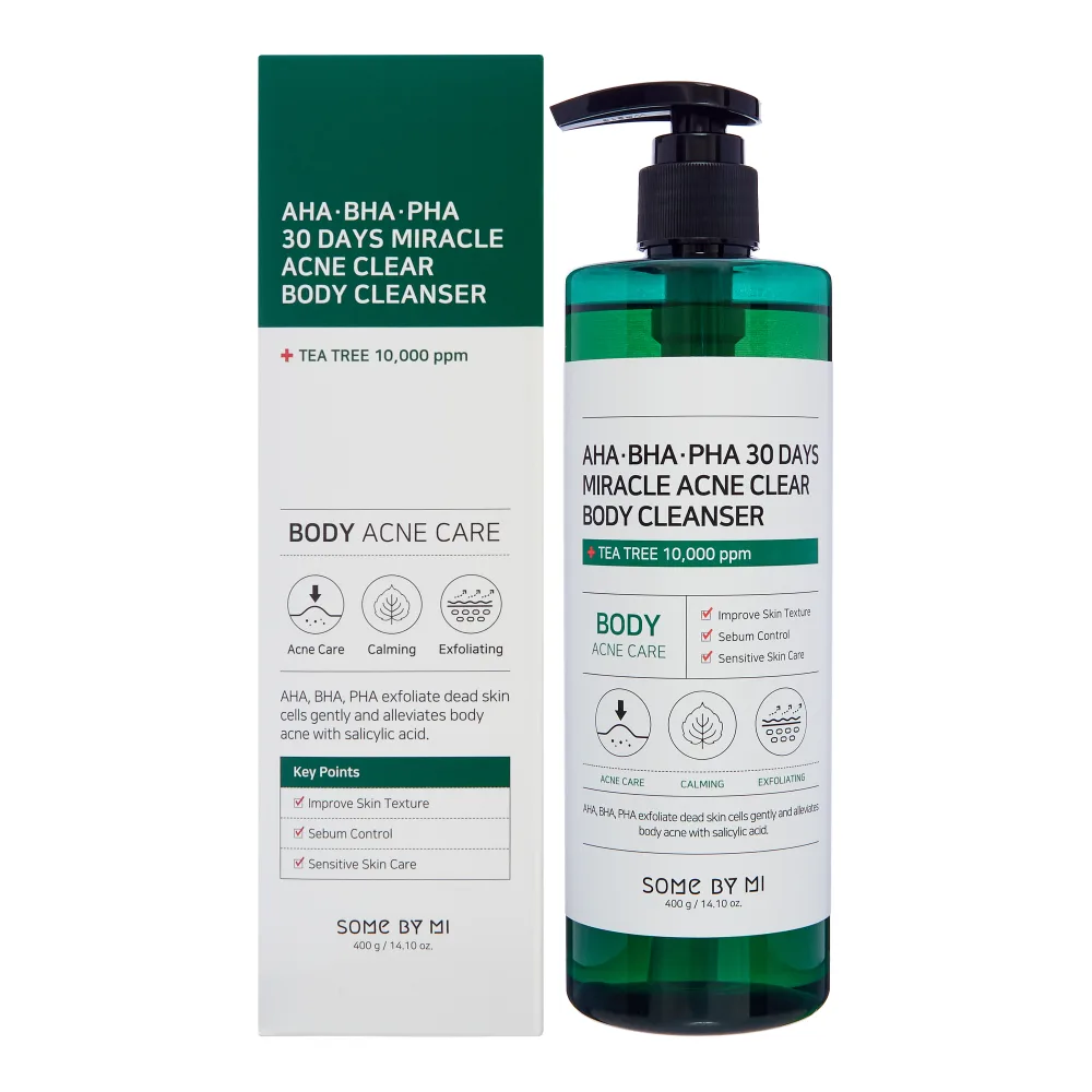 SOME BY MI Гель для тела очищающий КИСЛОТЫ Some By Mi AHA·BHA·PHA 30 Days Miracle Acne Clear Body Cleanser, 400