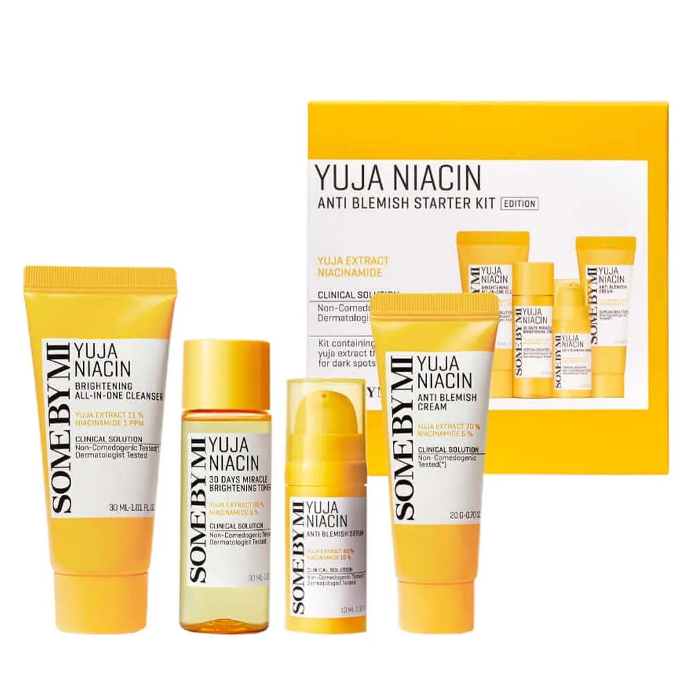 SOME BY MI Набор миниатюр для осветления кожи Some By Mi Yuja Niacin Anti Blemish Starter Kit Edition