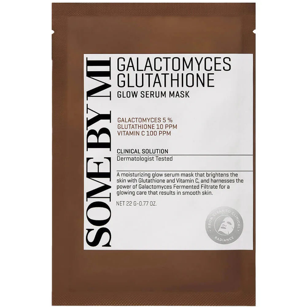 SOME BY MI Осветляющая тканевая маска с галактомисисом Some By Mi Galactomyces Glutathione Glow Serum Mask