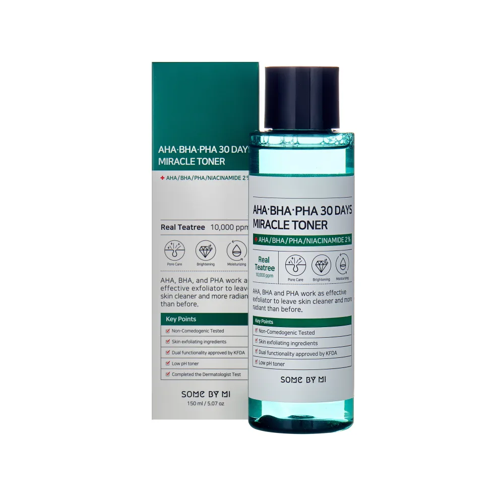 SOME BY MI Кислотный очищающий тоник для проблемной кожи Some By Mi AHA-BHA-PHA 30 Days Miracle Toner