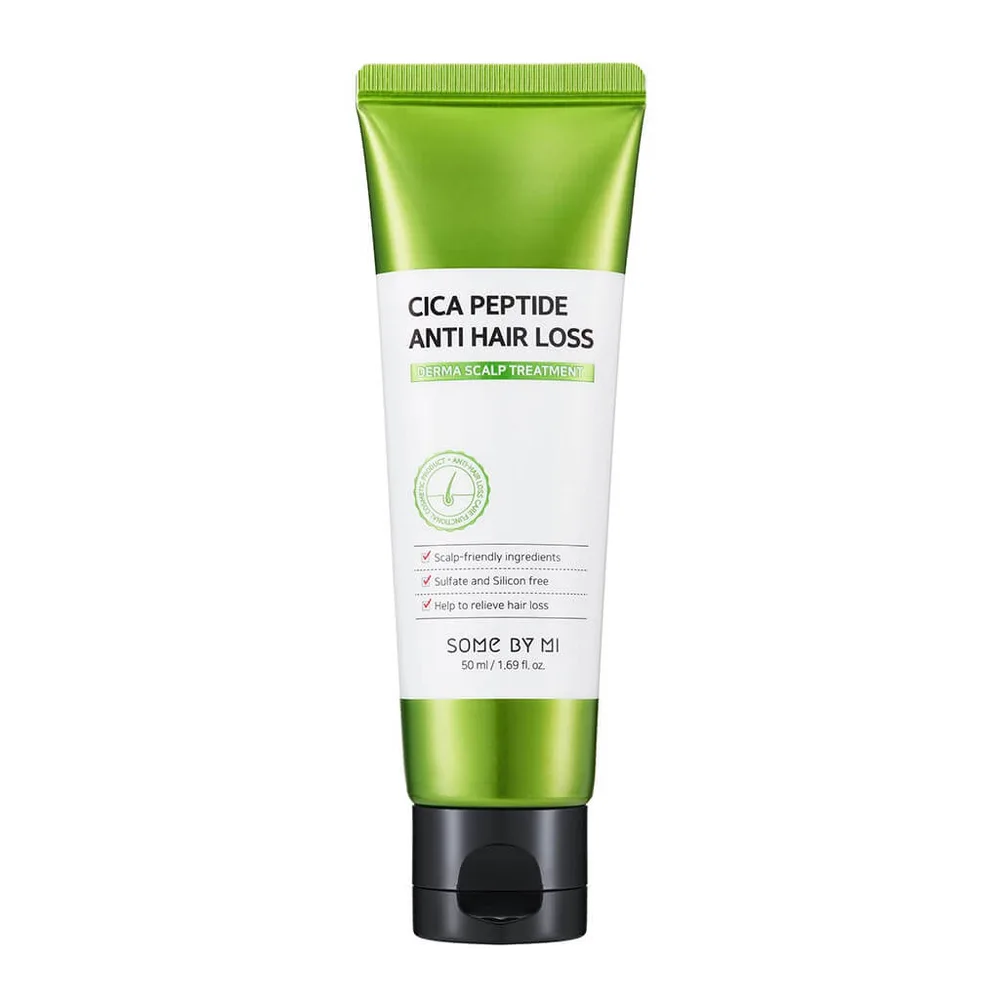 SOME BY MI Укрепляющая маска для волос с центеллой и пептидами Some By Mi Cica Peptide Anti Hair Loss Treatment