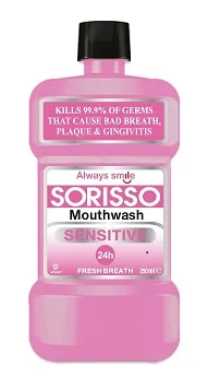 SORISSO Ополаскиватель для полости рта для ЧУВСТВИТЕЛЬНЫХ зубов Mouthwash Sensitive