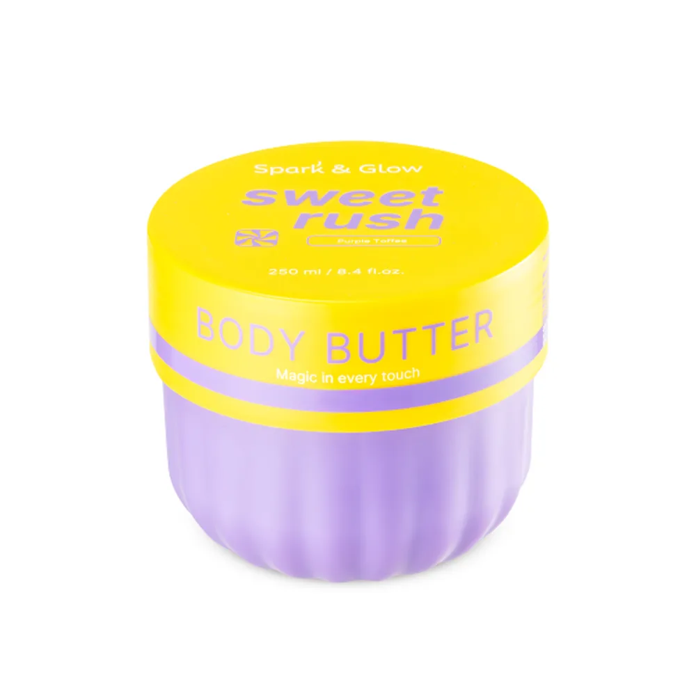 Spark'&Glow Баттер для тела с ароматом соленой карамели - Body butter purple toffee scent