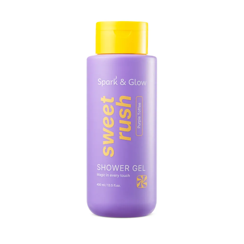 Spark'&Glow Гель для душа с ароматом соленой карамели - Body wash purple toffee scent