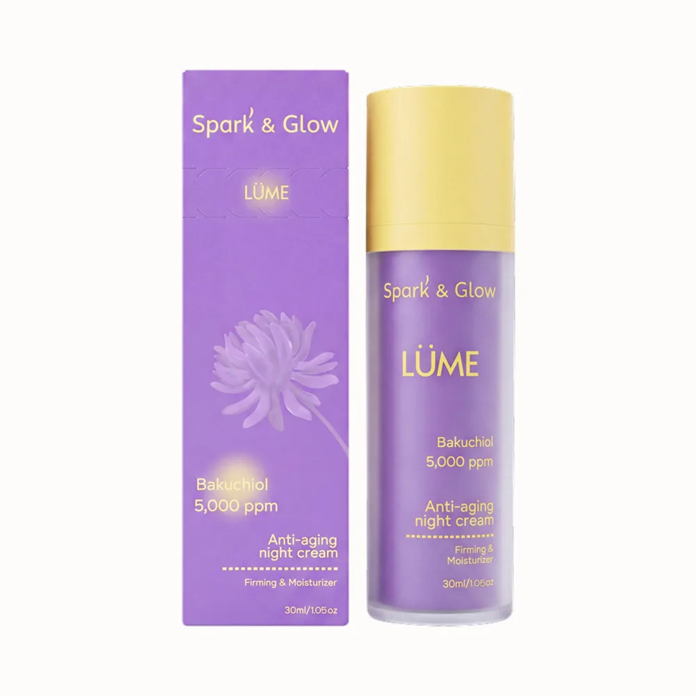 Spark'&Glow Крем с бакучиолом ночной - Anti-aging night cream with bakuchiol