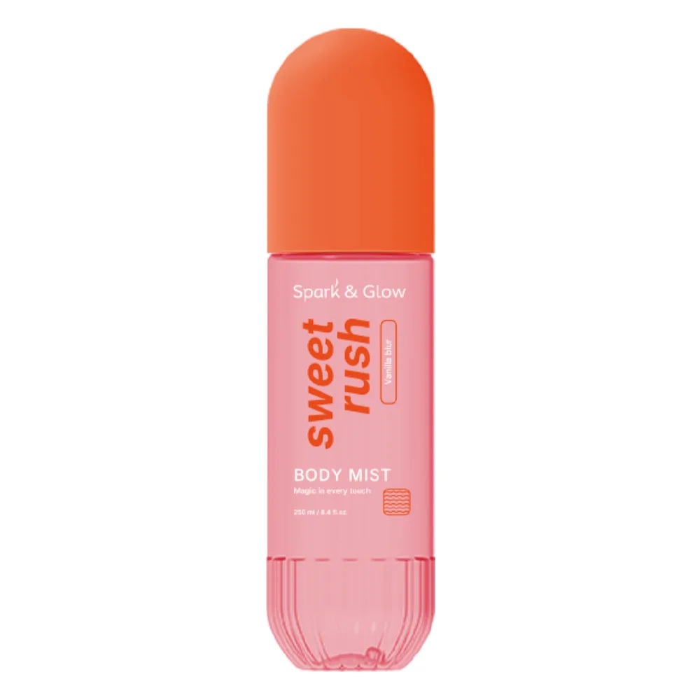 Spark'&Glow Мист для тела и волос с ароматом кокоса и ванили - Body&hair mist Vanilla blur