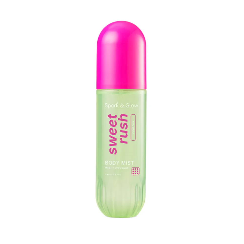 Spark'&Glow Мист для тела и волос с экзотическим ароматом - Body&hair mist velvet haze scent