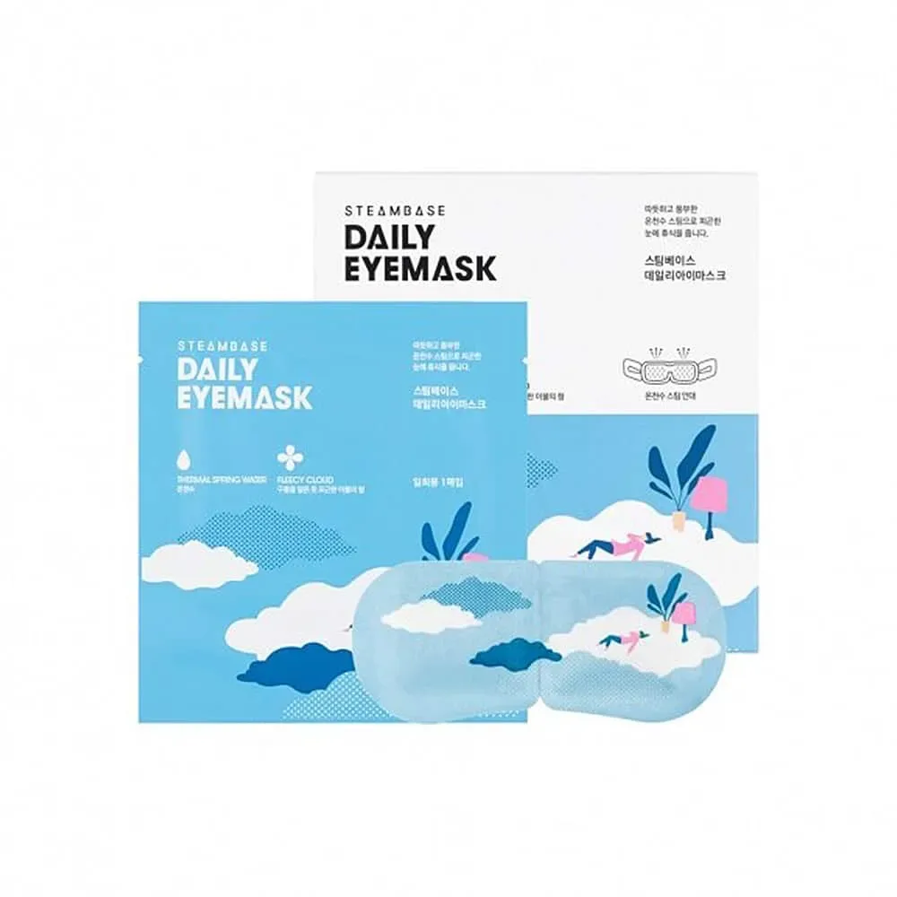 STEAMBASE Маска для глаз согревающая ОРИГИНАЛЬНАЯ Steambase Daily Eye mask Fleecy Cloud