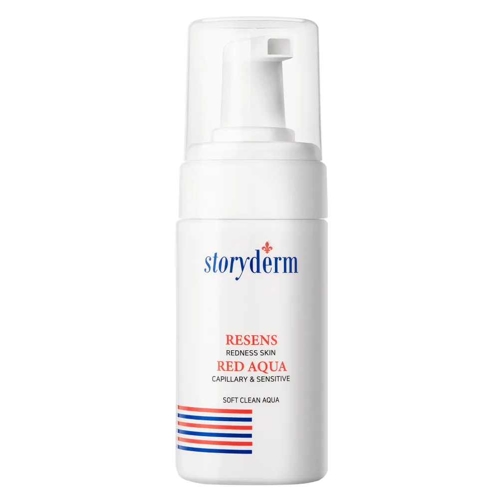 Storyderm Очищающий тонер-мусс для кожи с розацеа и куперозом Storyderm Resens Red Aqua