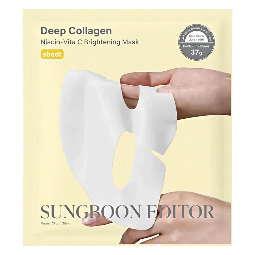 Sungboon Editor Осветляющая гидрогелевая маска Sungboon Editor Deep Collagen Niacin Vita C Brightening Mask