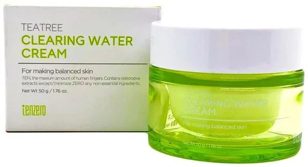 TENZERO Крем для лица укрепляющий ЭКСТРАКТ ЧАЙНОГО ДЕРЕВА Teatree Clearing Water Cream