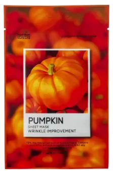 TENZERO Маска для лица тканевая ЭКСТРАКТ ТЫКВЫ Pumpkin Sheet Mask