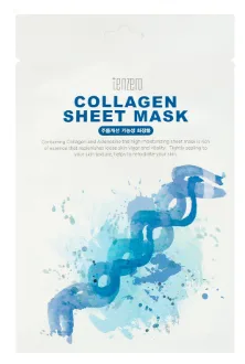 TENZERO Маска для лица тканевая КОЛЛАГЕН Collagen Sheet Mask