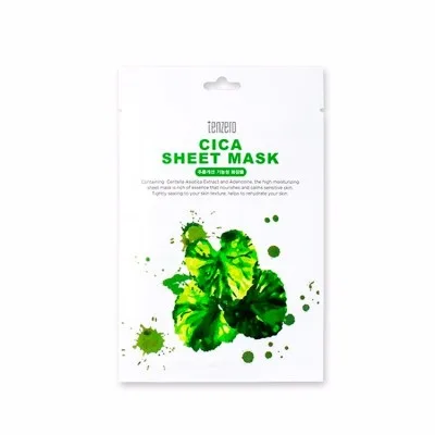 TENZERO Маска для лица тканевая ЦЕНТЕЛЛА АЗИАТСКАЯ Cica Sheet Mask