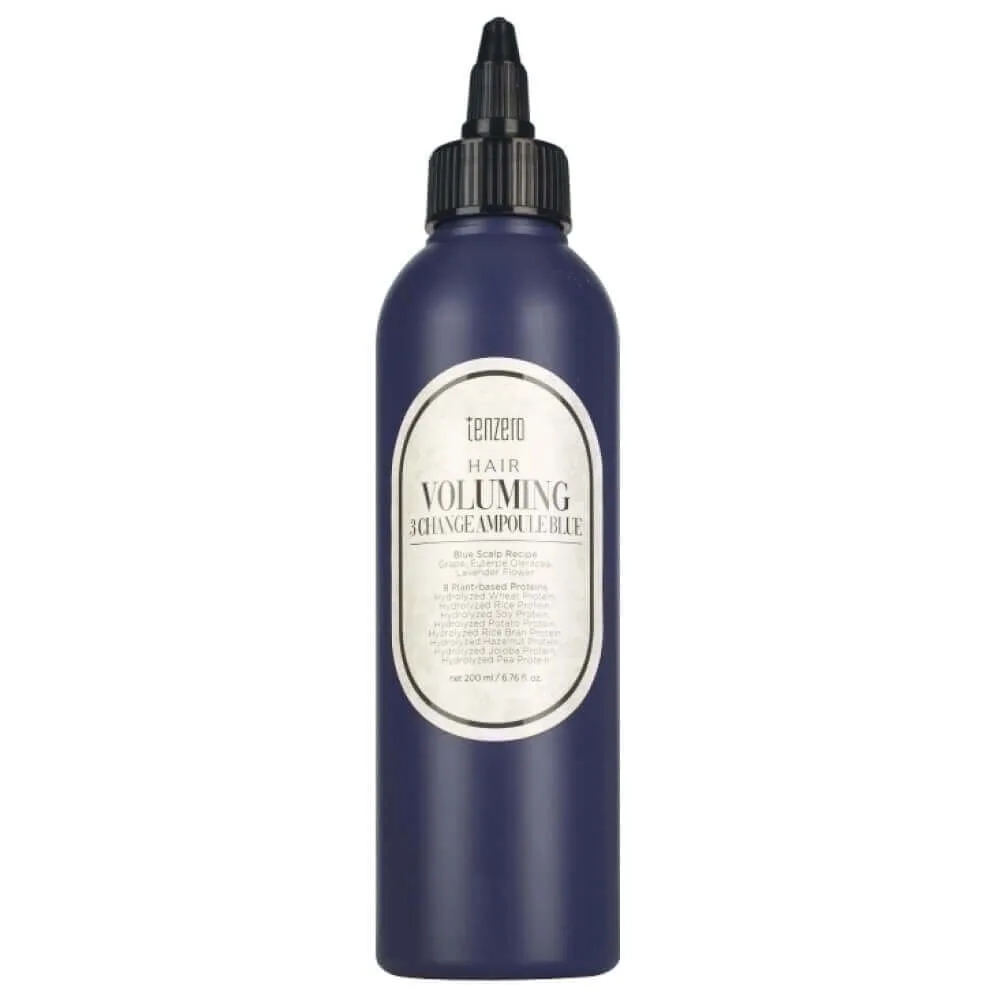 TENZERO Маска-филлер для объёма волос Tenzero Hair Voluming 3 Change Ampoule Blue
