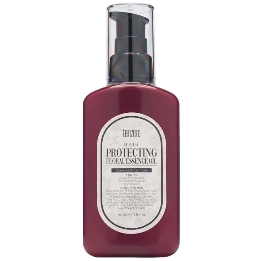 TENZERO Масло-эссенция для повреждённых волос Tenzero Hair Protecting Floral Essence Oil Damaged Hair Care