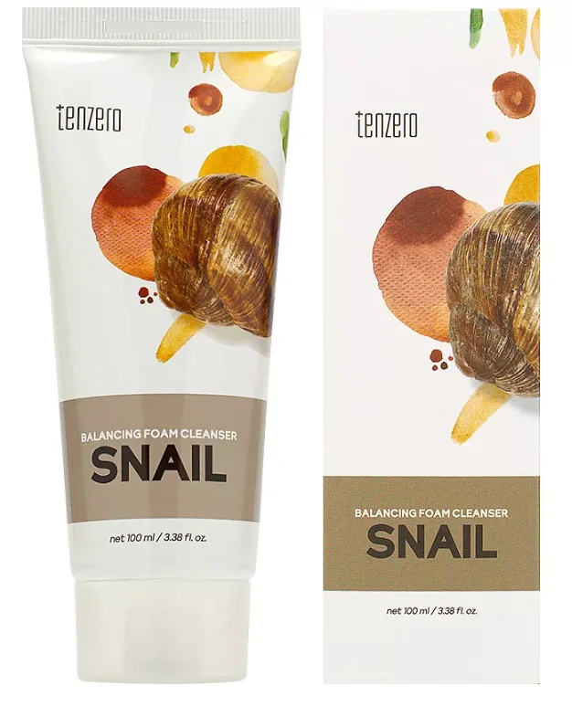 TENZERO Пенка для умывания МУЦИН УЛИТКИ Balancing Foam Cleanser-Snail