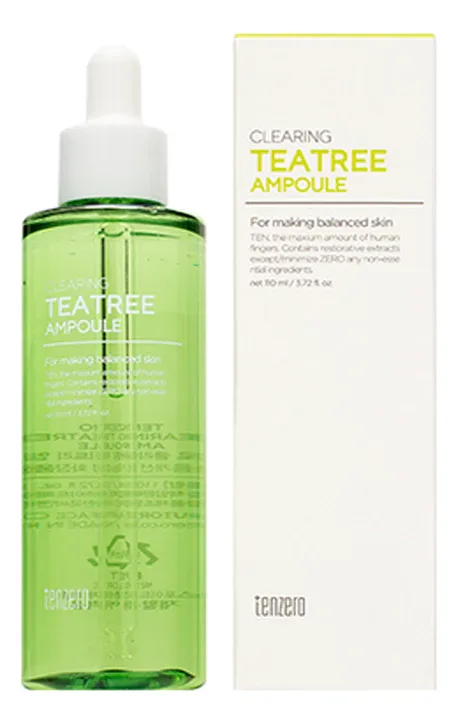 TENZERO Сыворотка для лица ЭКСТРАКТ ЧАЙНОГО ДЕРЕВА Clearing Teatree Ampoule