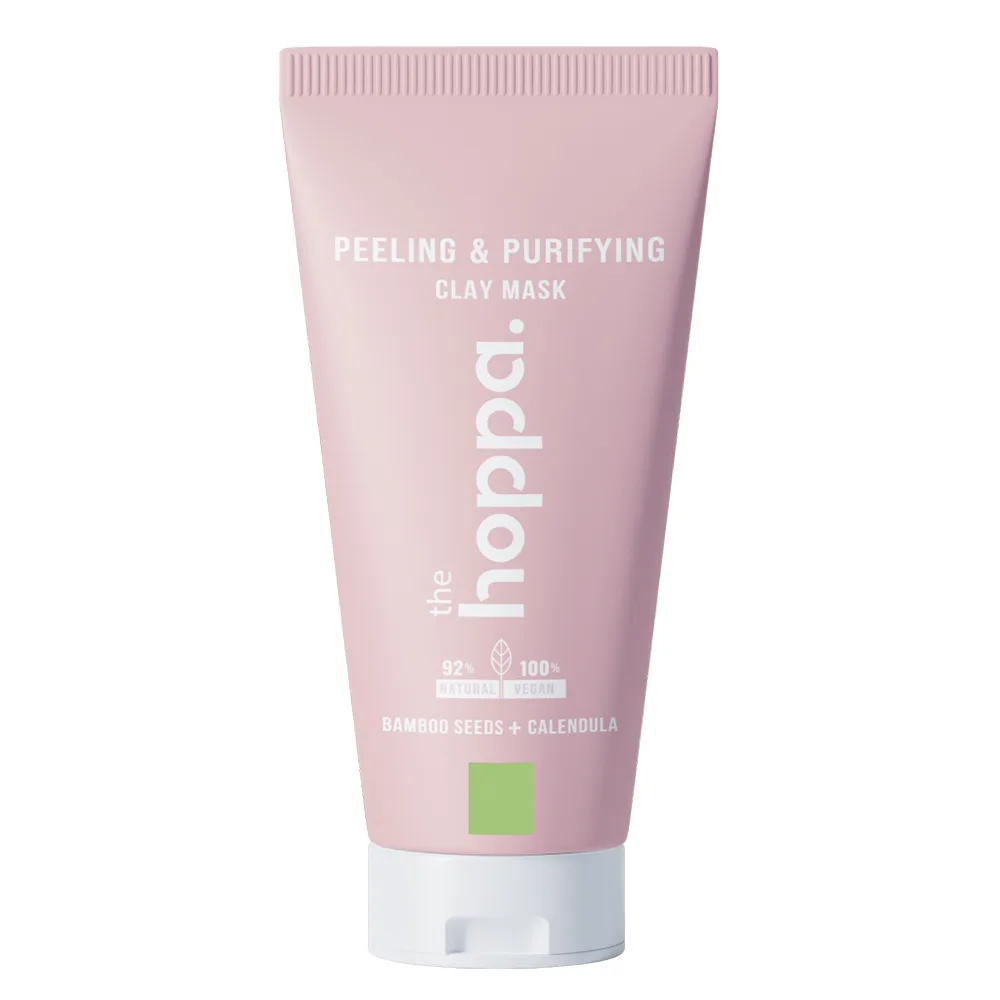 THE HOPPA. Маска для лица отшелушивающая и очищающая ГЛИНЯНАЯ Peeling&Purifying Clay Mask