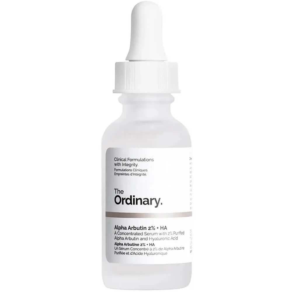 THE ORDINARY Осветляющая сыворотка с альфа арбутином и гиалуроновой кислотой The Ordinary Alpha Arbutin 2% + HA