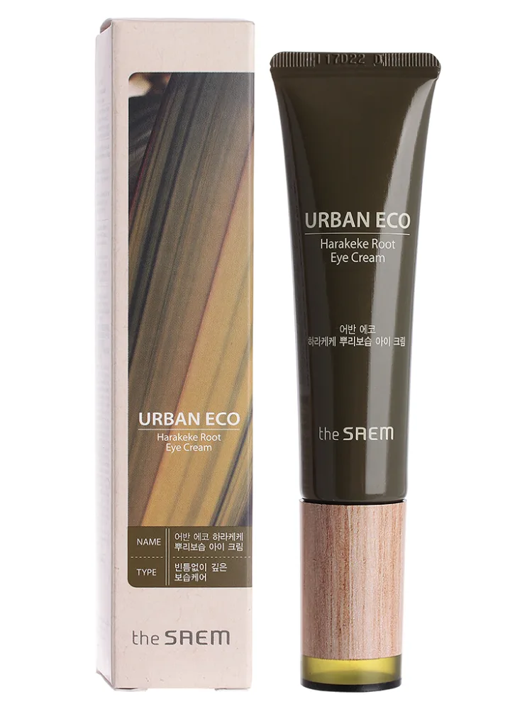 THE SAEM Крем для кожи вокруг глаз ЭКСТРАКТ КОРНЯ НОВОЗЕЛАНДСКОГО ЛЬНА Urban Eco Harakeke Root Eye Cream, 30