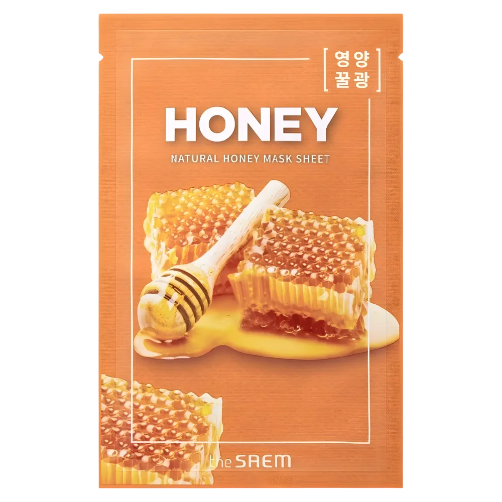 THE SAEM Маска для лица тканевая ЭКСТРАКТ МЁДА Natural Honey Mask Sheet