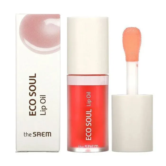 THE SAEM Масло для губ ЯГОДНОЕ Eco Soul Lip Oil 02 Berry