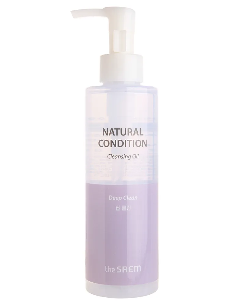 THE SAEM Масло для лица гидрофильное ГЛУБОКОЕ ОЧИЩЕНИЕ Natural Condition Cleansing Oil Deep Clean